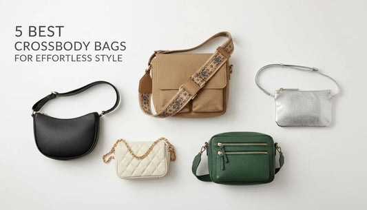 Borsa a tracolla beige trapuntata con tracolla a catena in pelle genuina