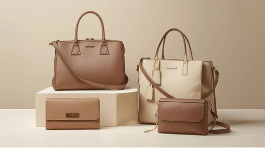 Borsa in pelle tan testurizzata Stile Donna Bags, esplora le opzioni