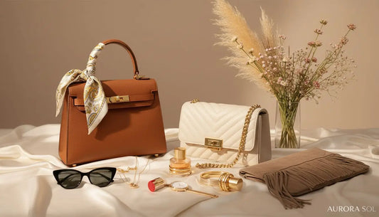 Borsa a tracolla boho con nappe in camoscio tan con sciarpa patterned