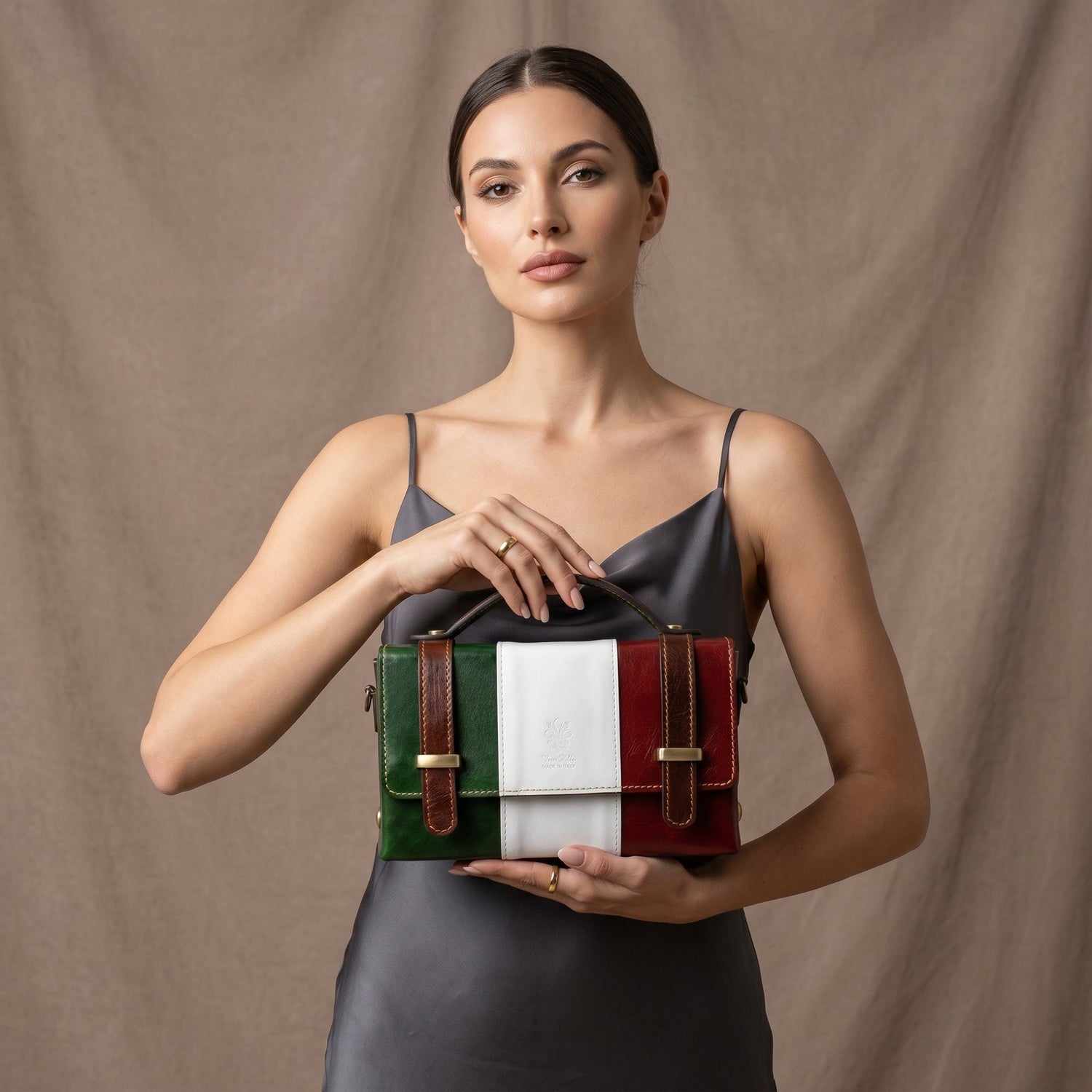 Mini borsa da donna in pelle verde menta, micro bag online