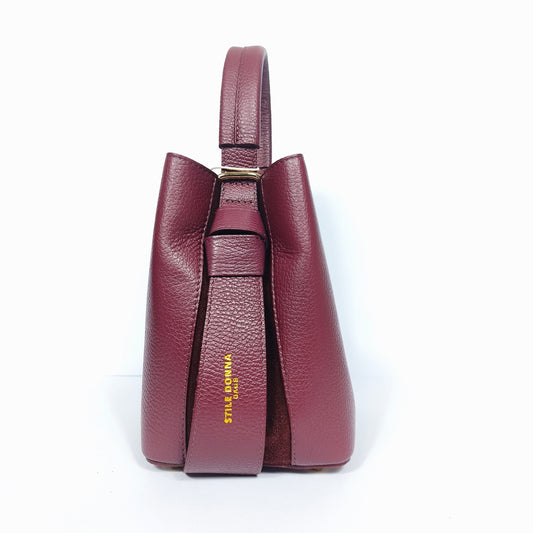 Borsa Secchiello Vera Pelle Quotidiana by Stile Donna Bags