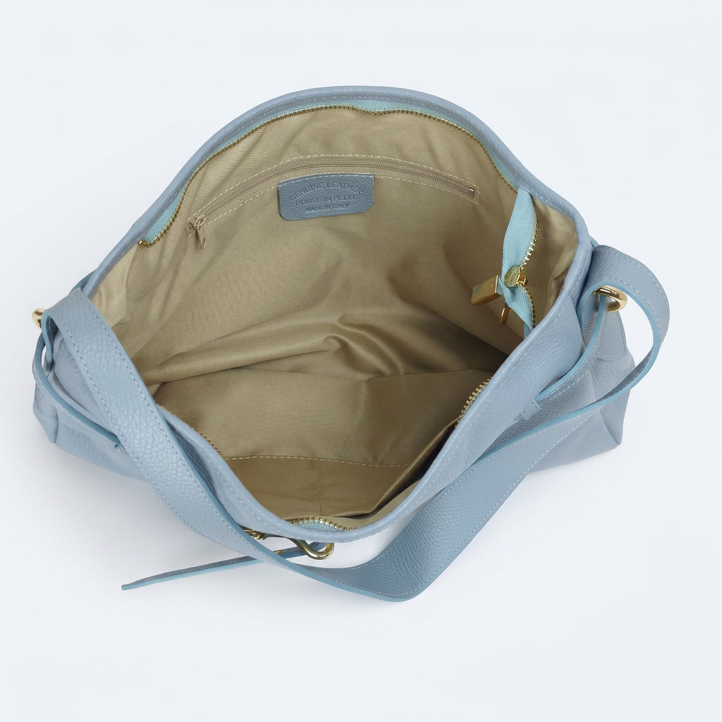 Allicia borsa a tracolla vera pelle made in Italy – vista supplementare