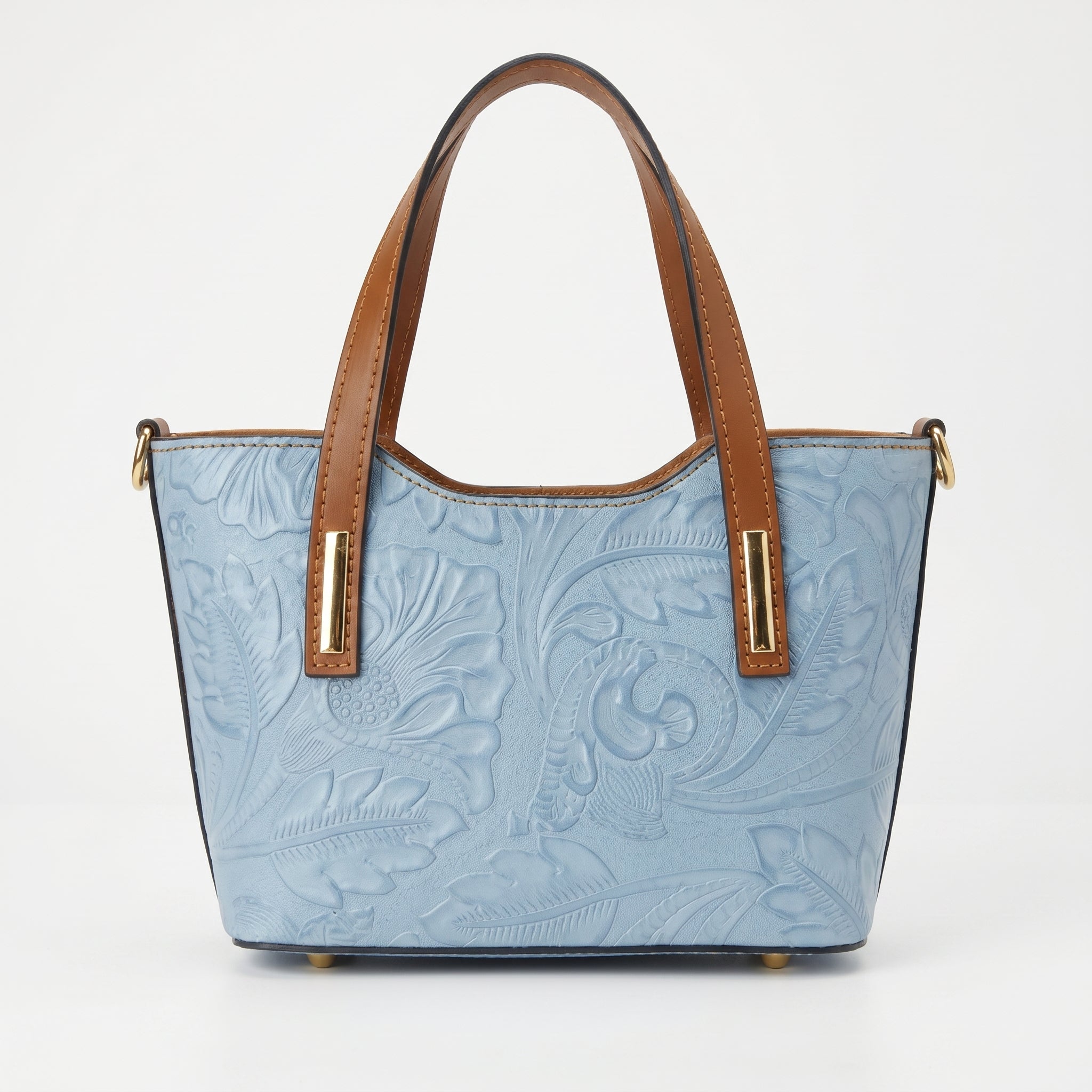 Ark borsa a tracolla vera pelle verde design minimalista donna – borsa indossata