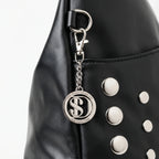 Borsa Grande Silver Dot in Ecopelle con Tracolla Regolabile - Stile Donna Bags