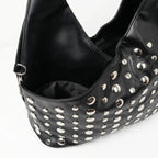 Borsa Grande Silver Dot in Ecopelle con Tracolla Regolabile - Stile Donna Bags
