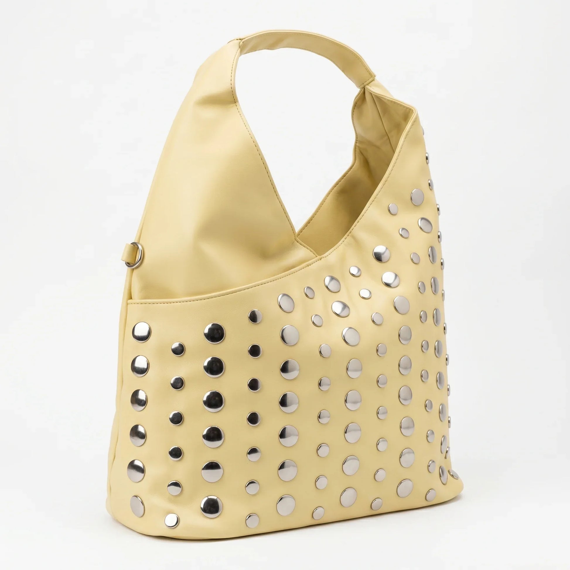 Stile Donna borsa grande Silver Dot ecopelle gialla – vista supplementare 4