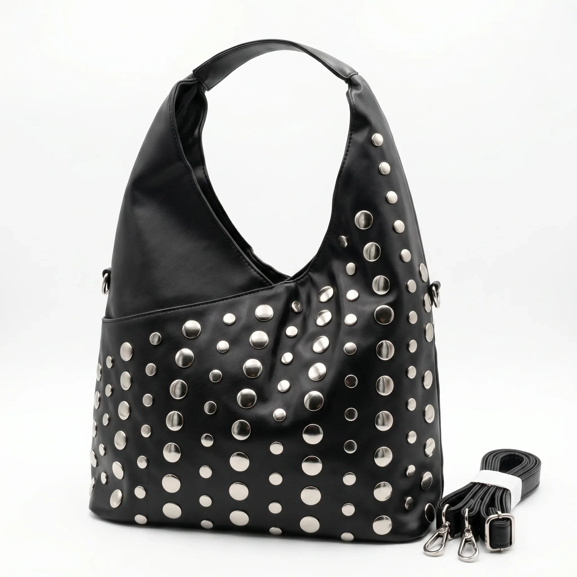 Stile Donna borsa grande Silver Dot ecopelle gialla – vista supplementare 5