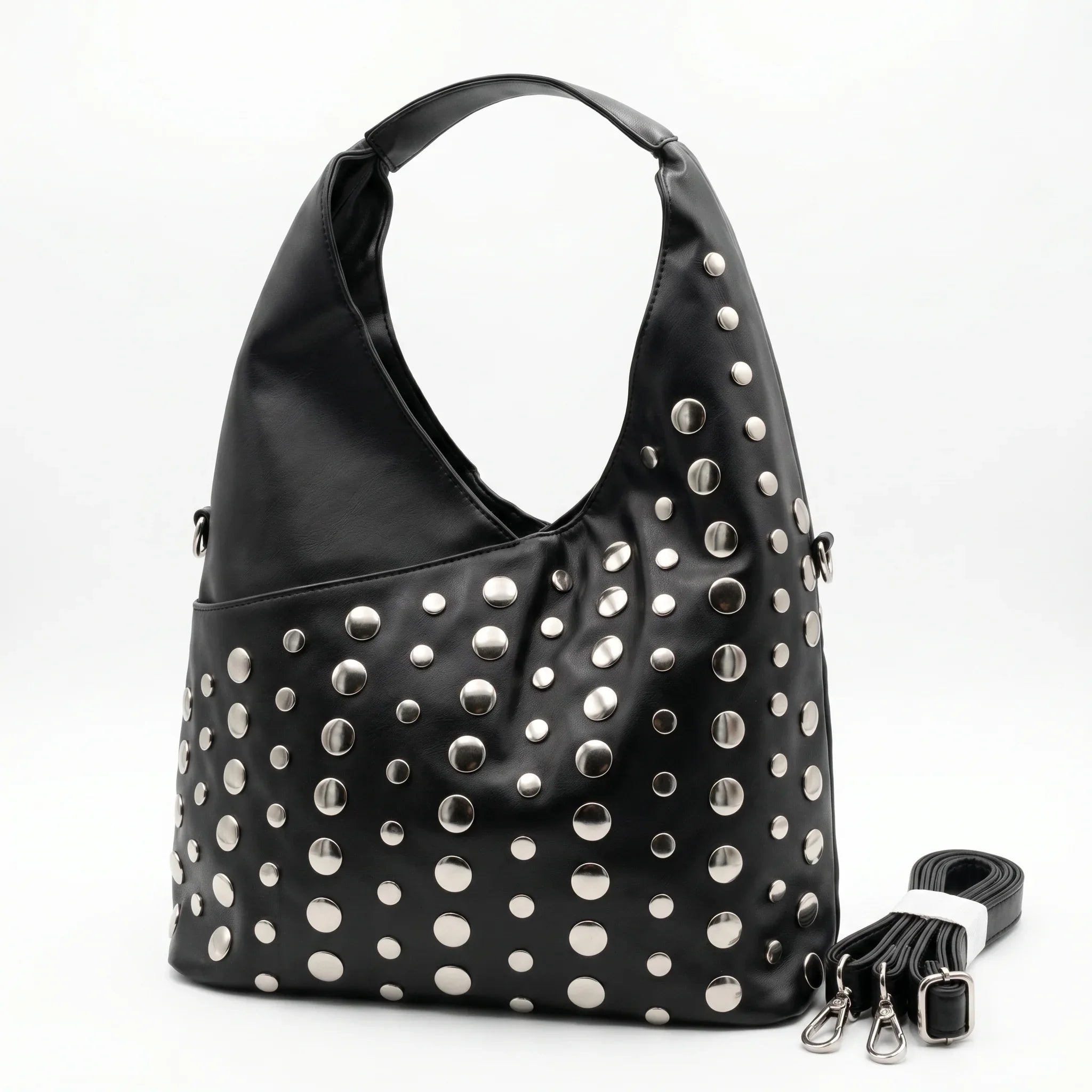 Stile Donna borsa grande Silver Dot ecopelle gialla – vista supplementare 5