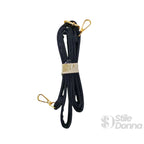 Borsa Hobo Leopardata in Ecopelle con Dettagli Dorati - Stile Donna Bags