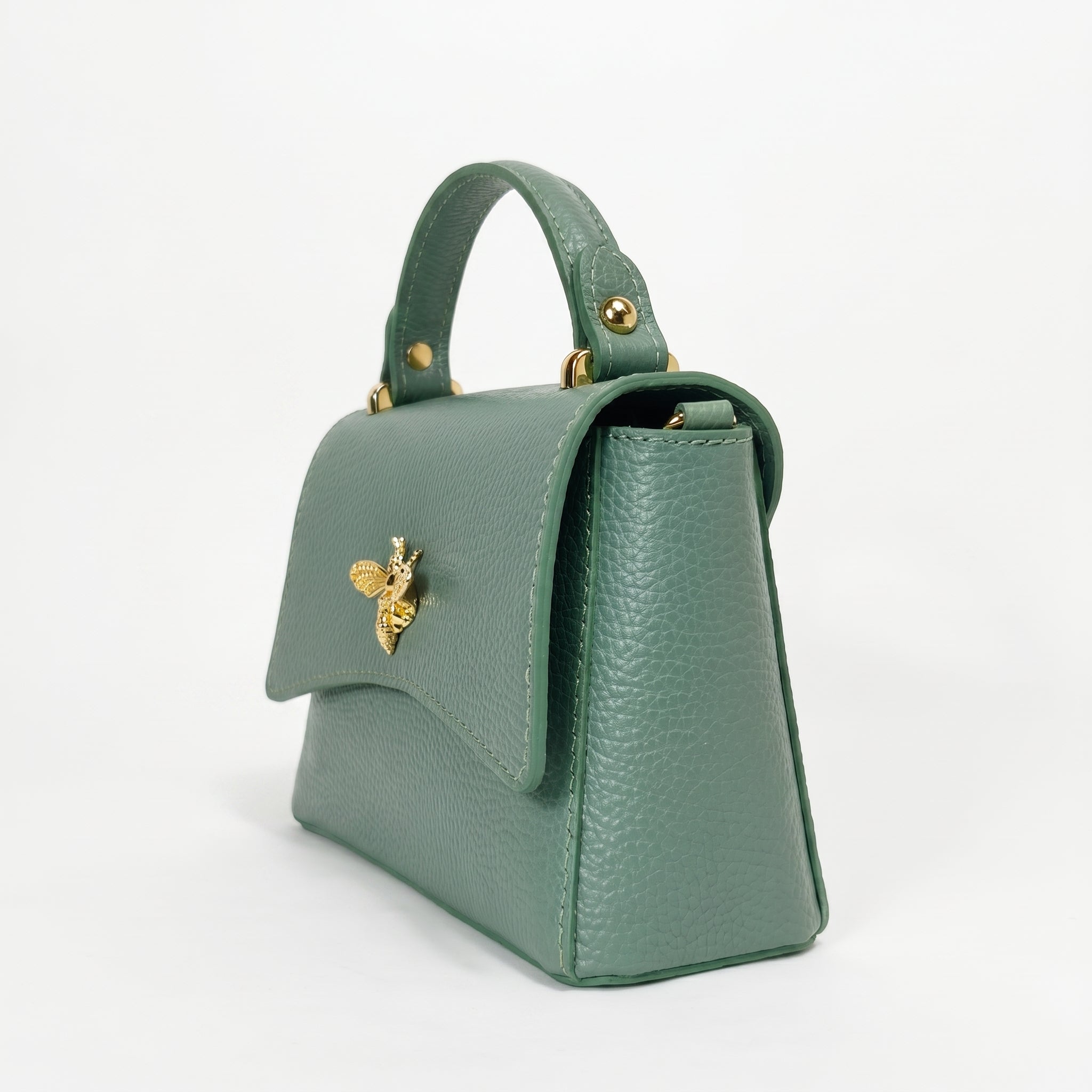 Mini borsa a farfalla vera pelle made in Italy – vista supplementare