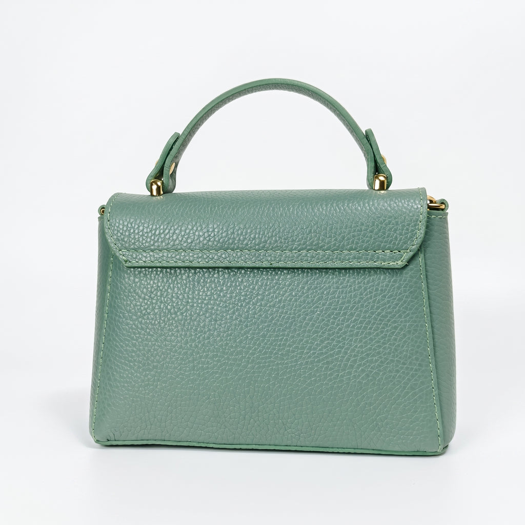 Mini borsa a farfalla vera pelle bianca – vista supplementare 2