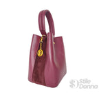 Borsa Secchiello in Vera Pelle per Uso Quotidiano - Stile Donna Bags