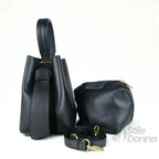 Borsa Secchiello in Vera Pelle per Uso Quotidiano - Stile Donna Bags