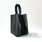Borsa Secchiello in Vera Pelle per Uso Quotidiano - Stile Donna Bags