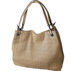 Borsa Shopper in Ecopelle Ampia con Fodera per Laptop - Stile Donna Bags