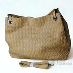 Borsa Shopper in Ecopelle Ampia con Fodera per Laptop - Stile Donna Bags