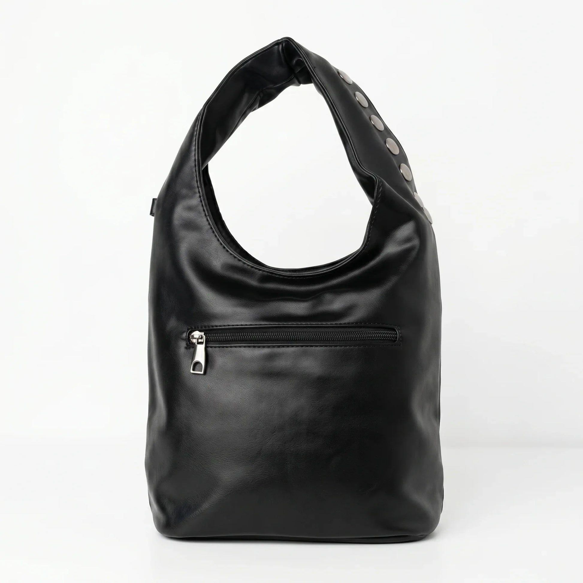 Stile Donna borsa Silver Dot media ecopelle blu – vista dall'alto