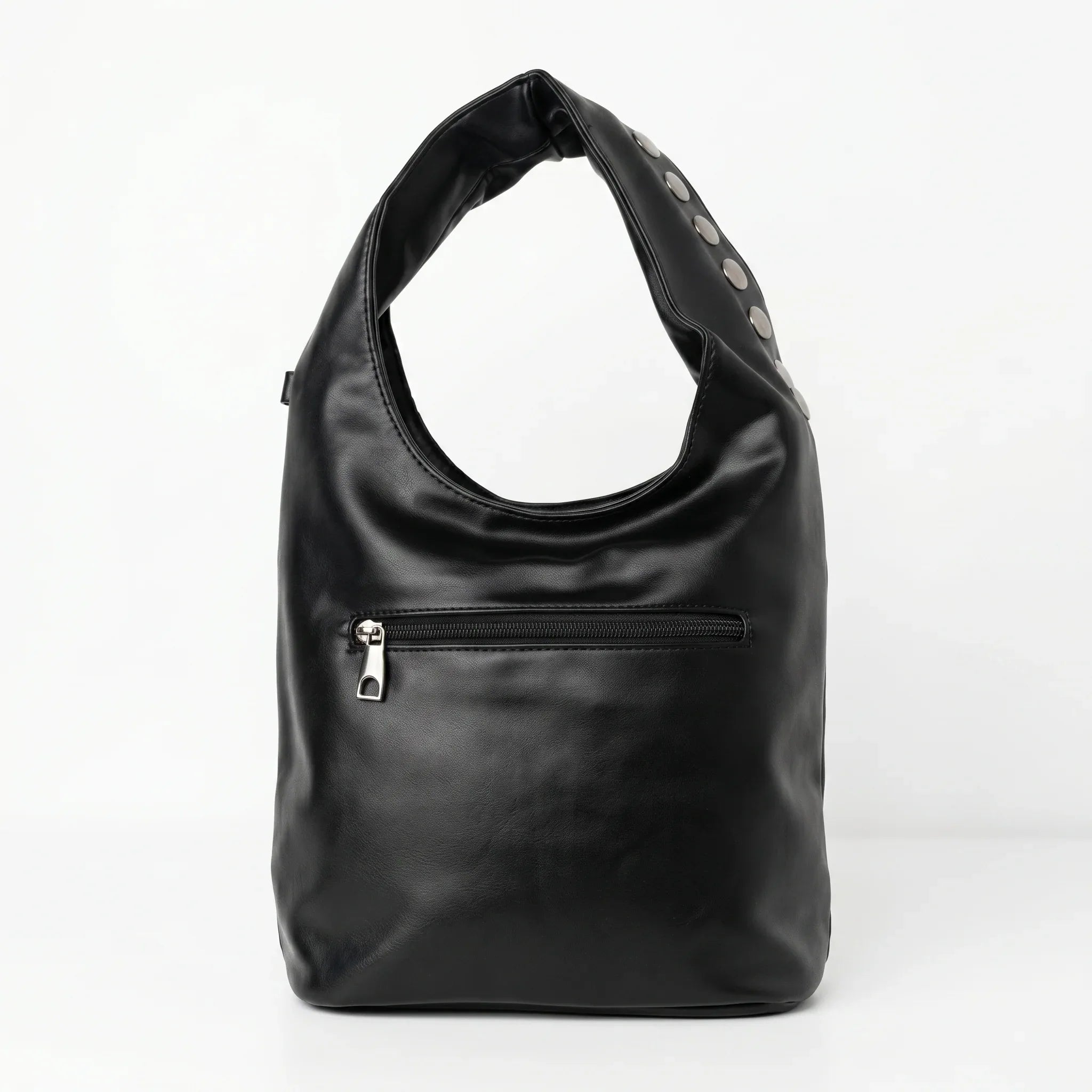 Stile Donna borsa Silver Dot media ecopelle blu – vista dall'alto