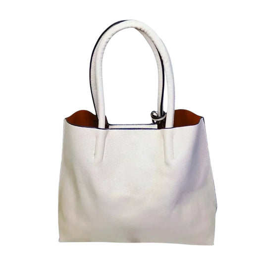 Stile Donna borsa tote ecopelle sintetica con tracolla inclusa chiusura magnetica donna – vista frontale