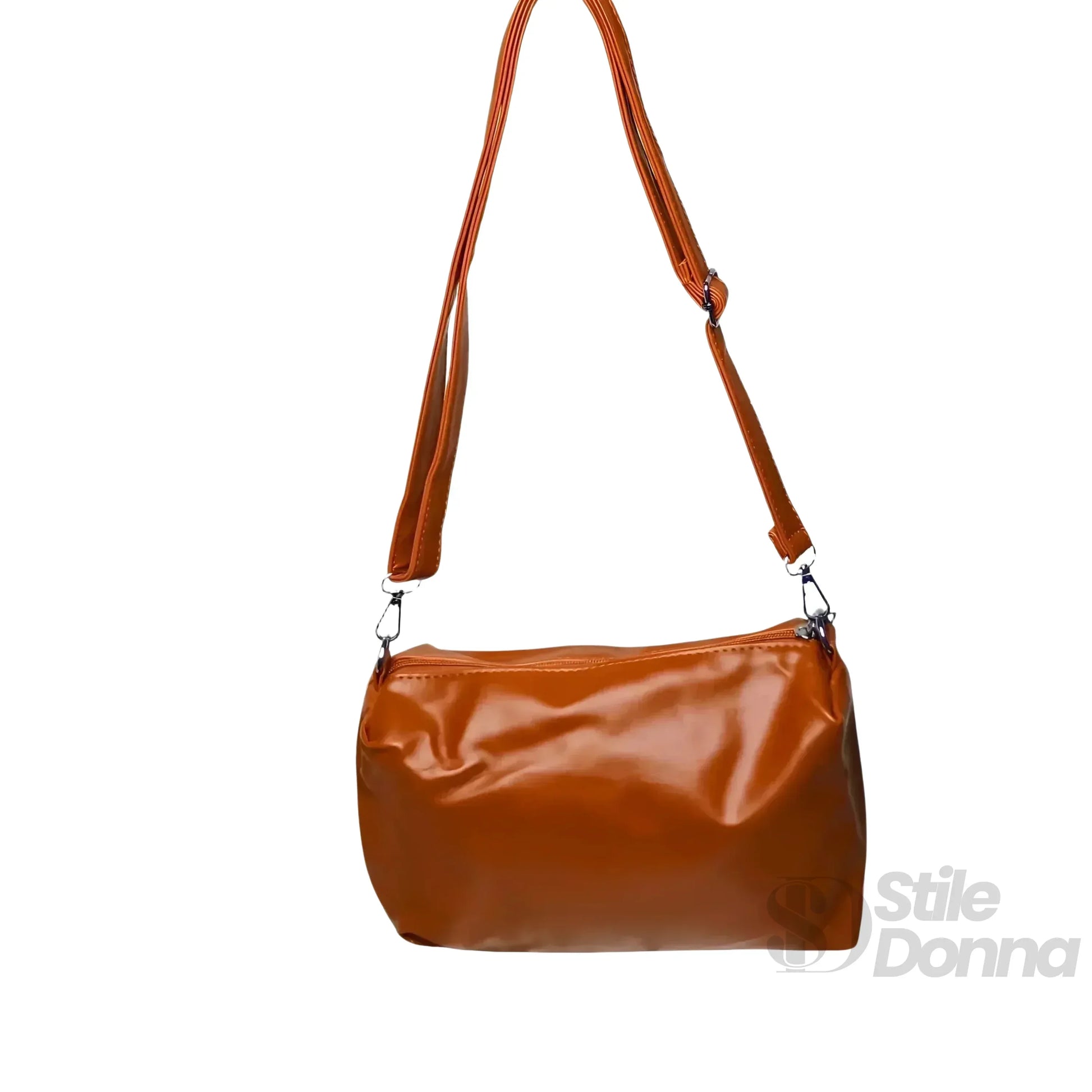 Stile Donna borsa tote ecopelle con tracolla inclusa – interno e tasche