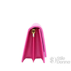 Borsa Trapuntata con Design a Triangoli e Tracolla in Ecopelle - Stile Donna Bags