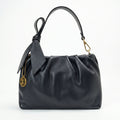 Borsa Verona vera pelle artigianale italiana con accessori dorati donna – vista frontale