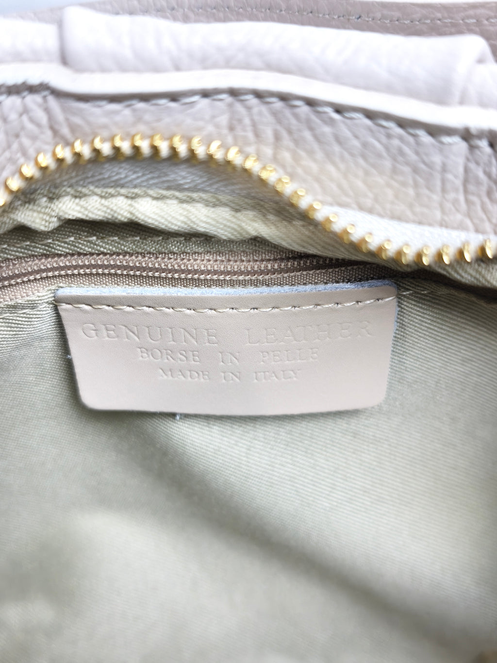 Borsa Verona vera pelle artigianale – dettaglio manico