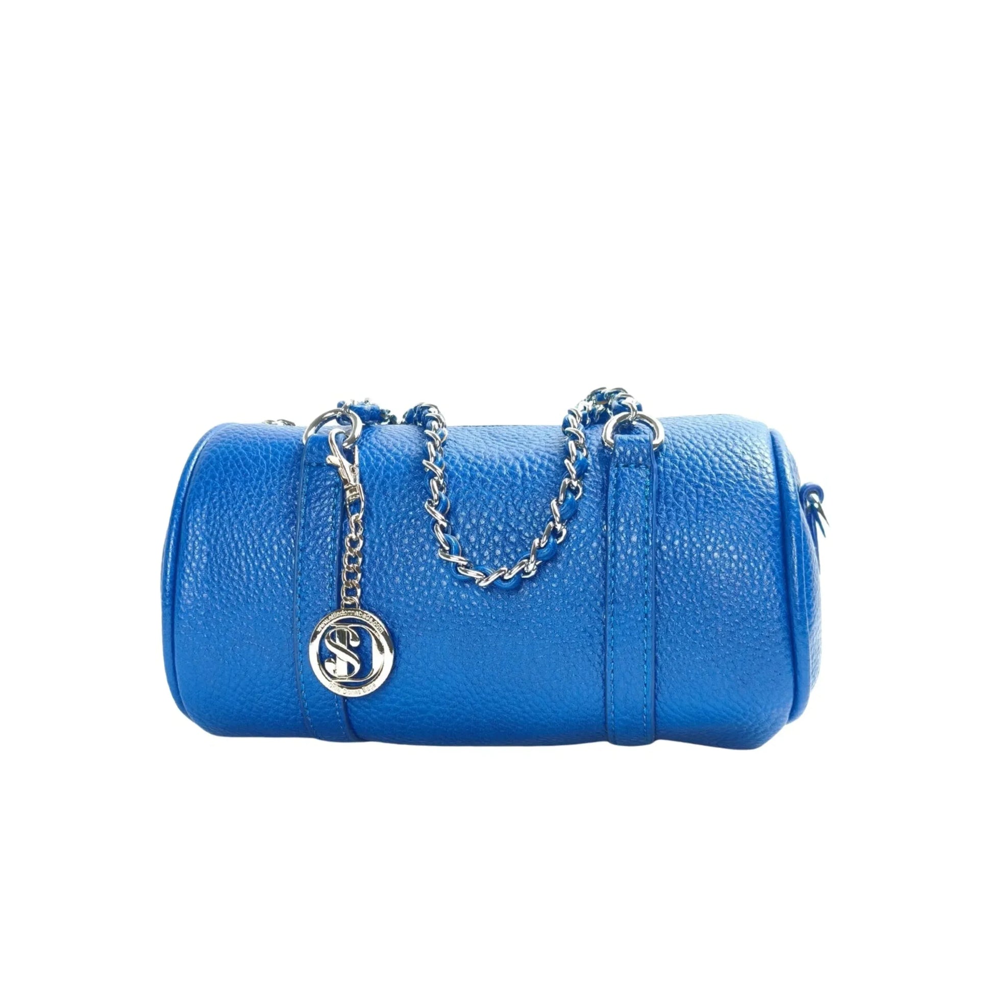 Stile Donna borsa a cilindro ecopelle design architettonico – dettaglio esterno