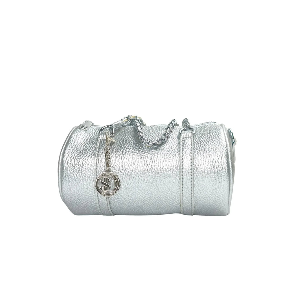 Stile Donna borsa a cilindro ecopelle – interno e tasche