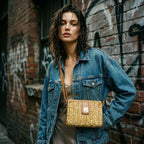 Borsa a Mano Intrecciata in Paglia Naturale - Stile Donna Bags
