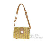 Borsa a Mano Intrecciata in Paglia Naturale - Stile Donna Bags