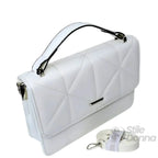 Borsa a Mano in Ecopelle Bianca Elegante e Versatile - Stile Donna Bags