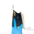 Borsa a Tracolla Beige con Catena Intrecciata in Ecopelle - Stile Donna Bags