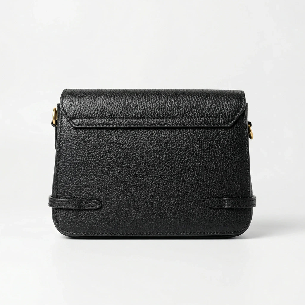 Buckle Up borsa a tracolla vera pelle regolabile – vista posteriore