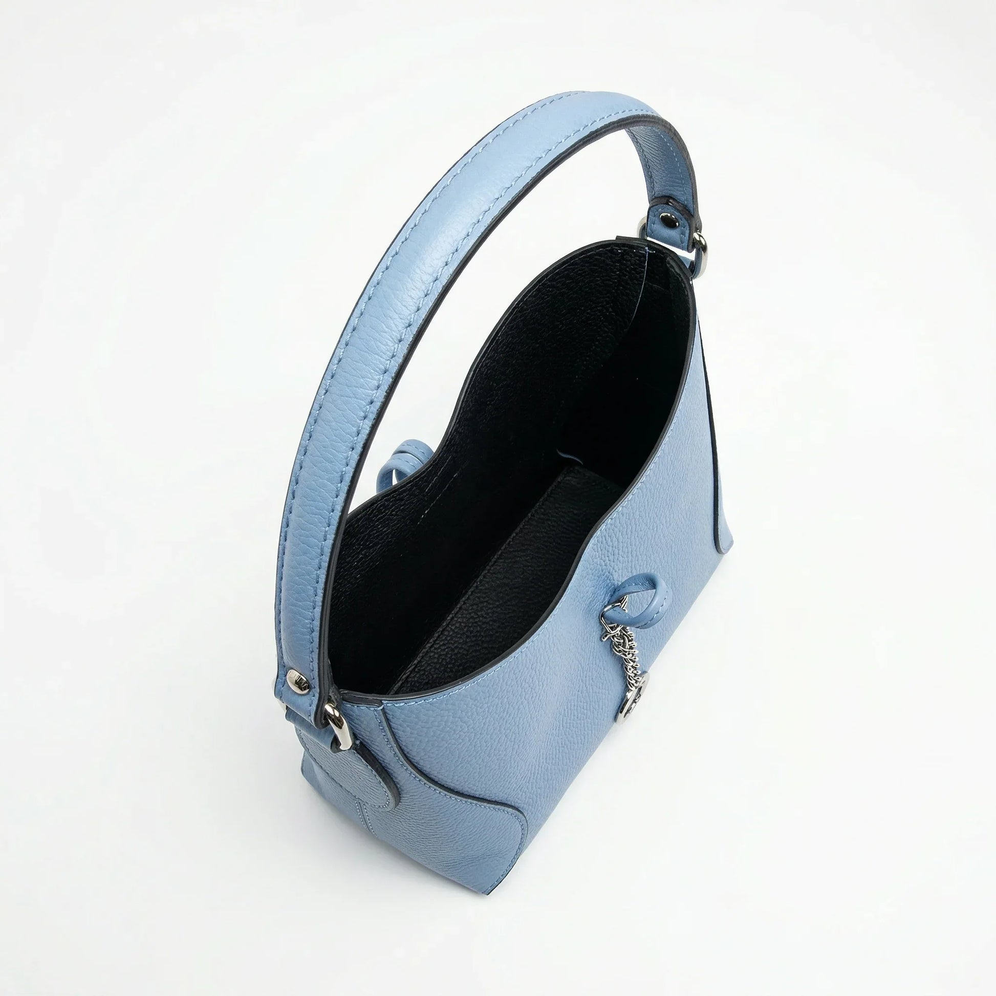 Lorenza borsa a tracolla vera pelle elegante donna – borsa indossata