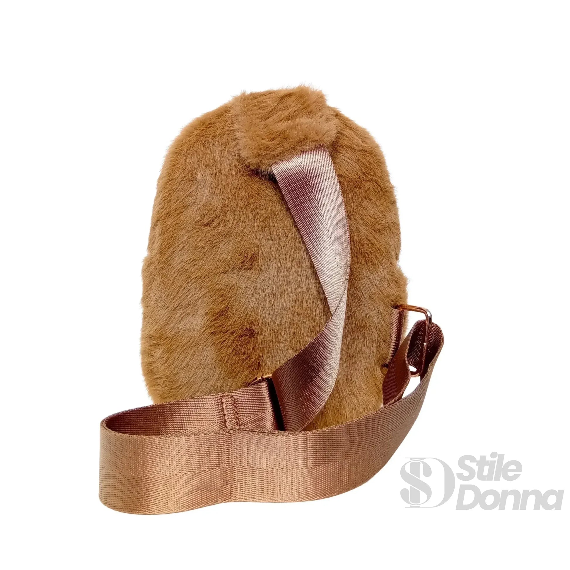 Stile Donna borsa a tracolla pelliccia sintetica morbida – vista supplementare 3