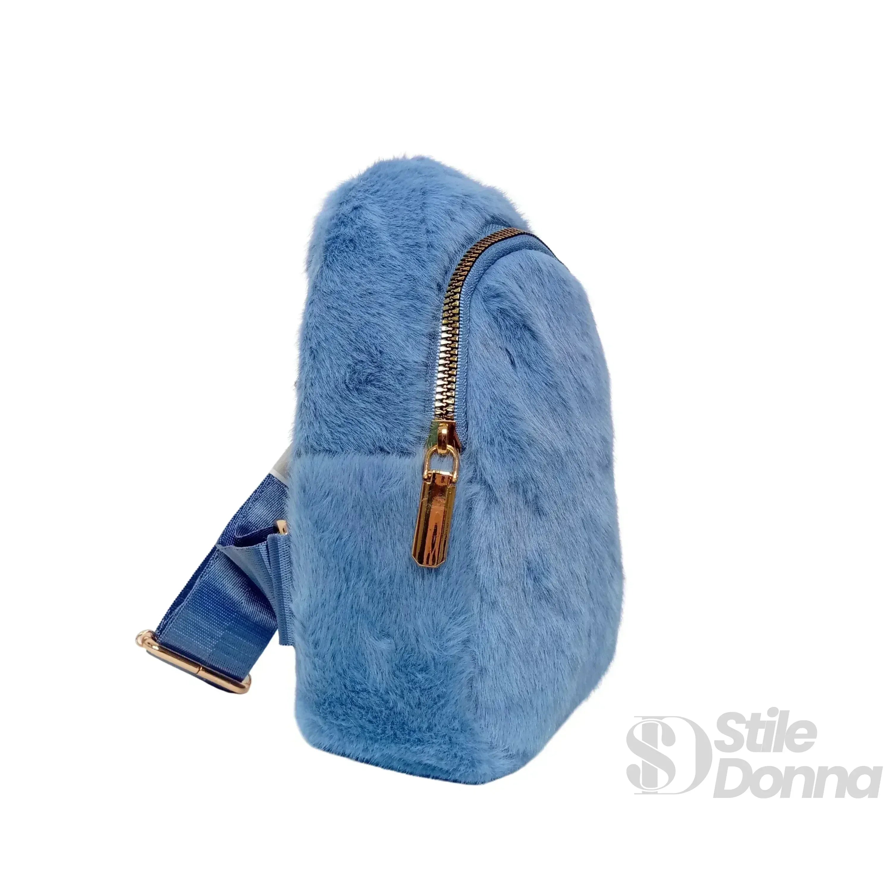 Stile Donna borsa a tracolla pelliccia sintetica morbida – vista supplementare 4