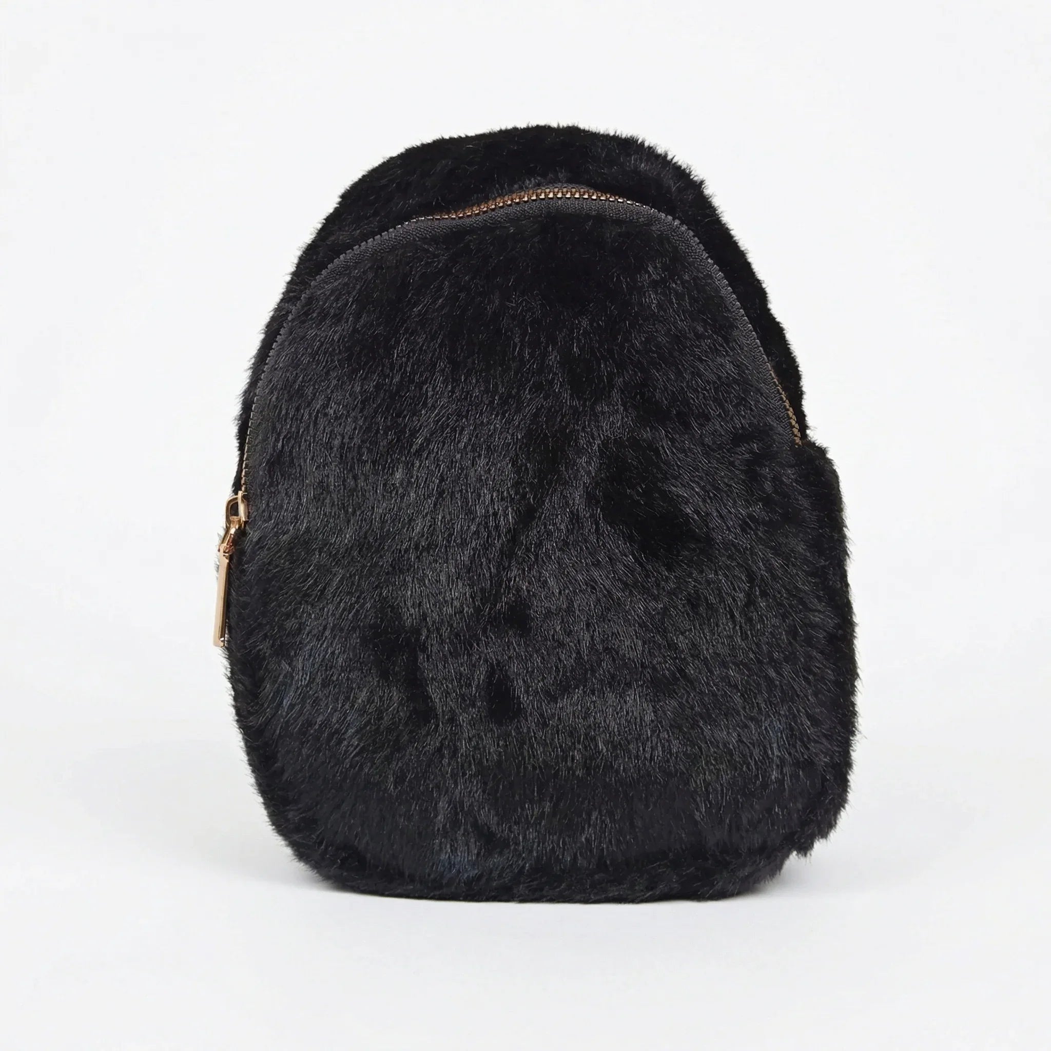 Stile Donna borsa a tracolla pelliccia sintetica morbida – interno e tasche