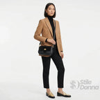 Bella Nova Borsa a Tracolla in Vera Pelle e Camoscio - Stile Donna Bags
