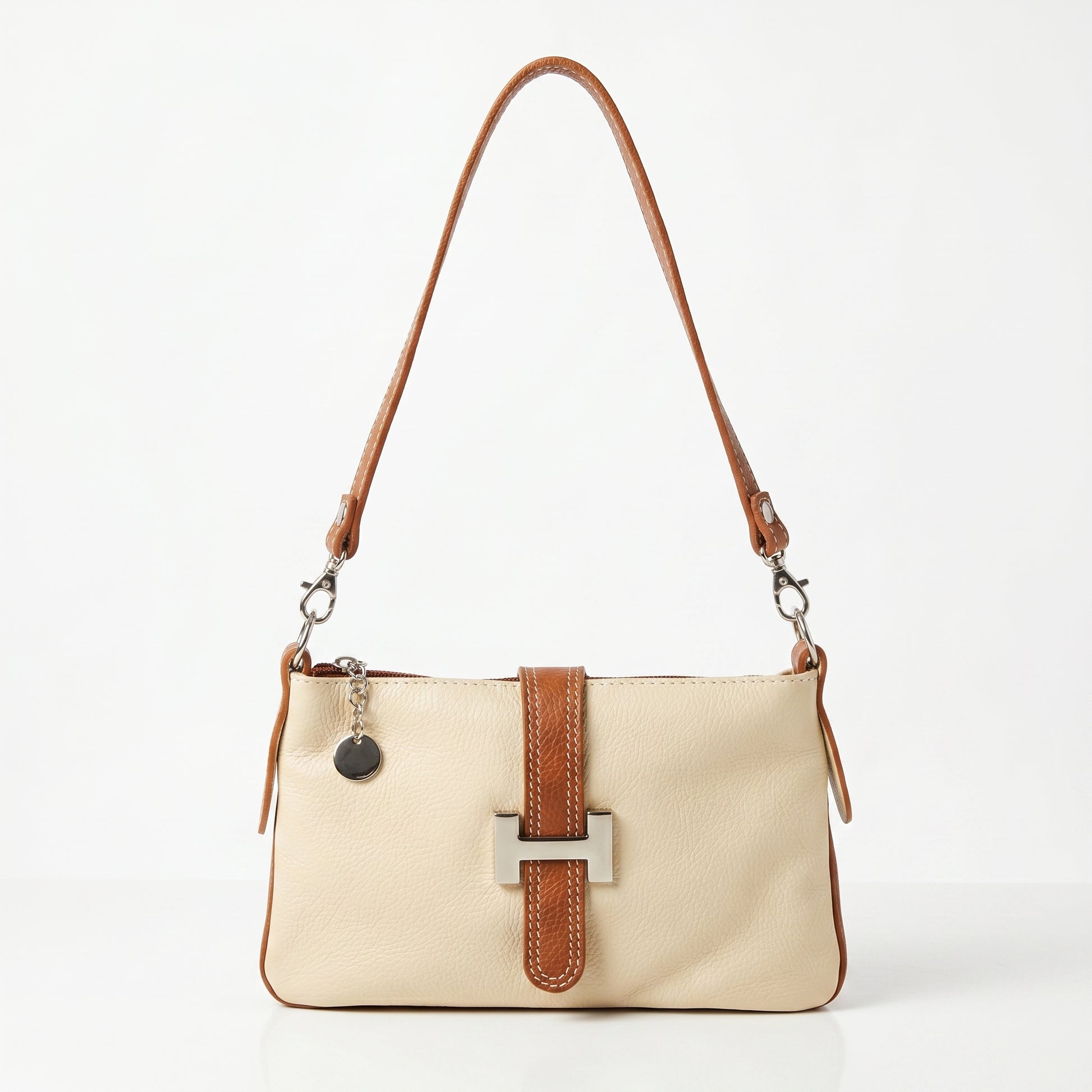 Borsa a Spalla da Donna Matilde in Vera Pelle | fronte - stile donna bags