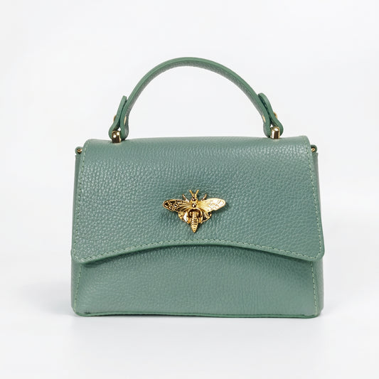 Mini borsa a farfalla in vera pelle - Made in Italy by Stile Donna Bags