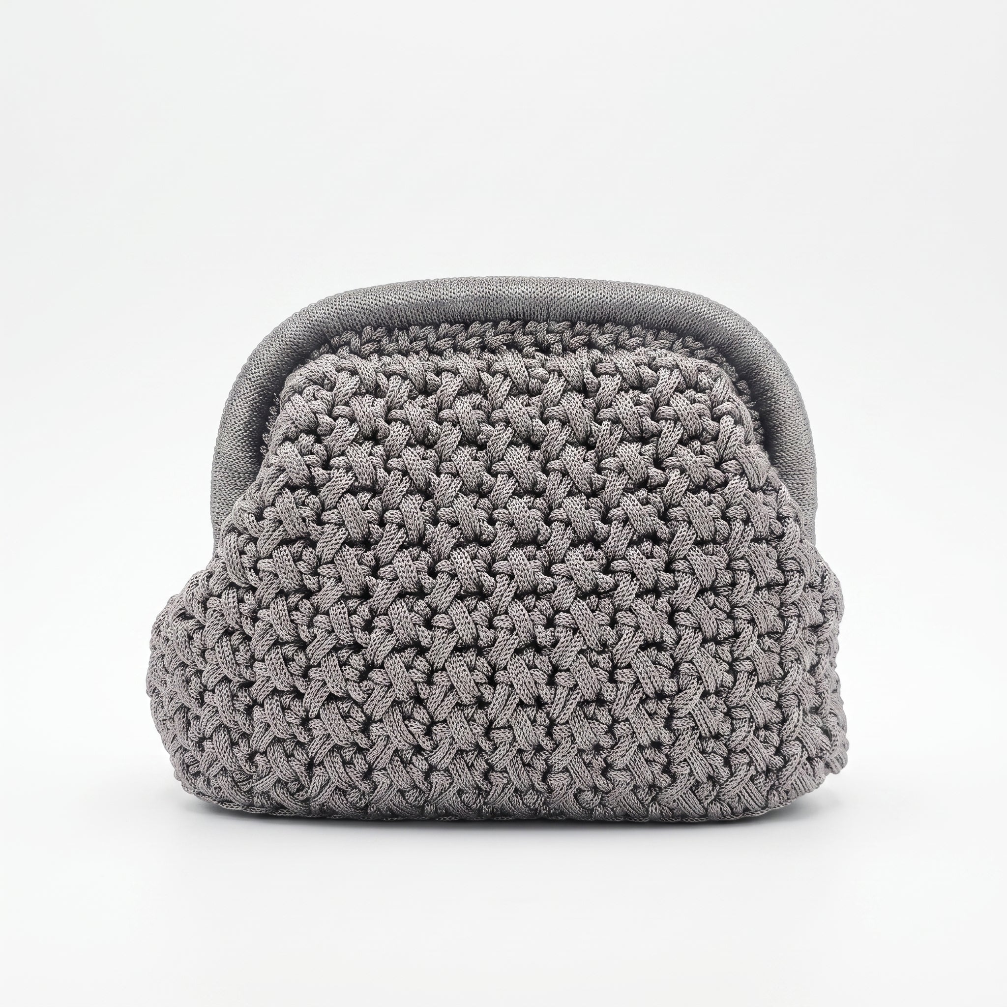 Borsa Fiorella in Crochet con Chiusura a Clip e Catena Dorata – Stile Donna - Borse a Tracolla - Stile Donna Bags