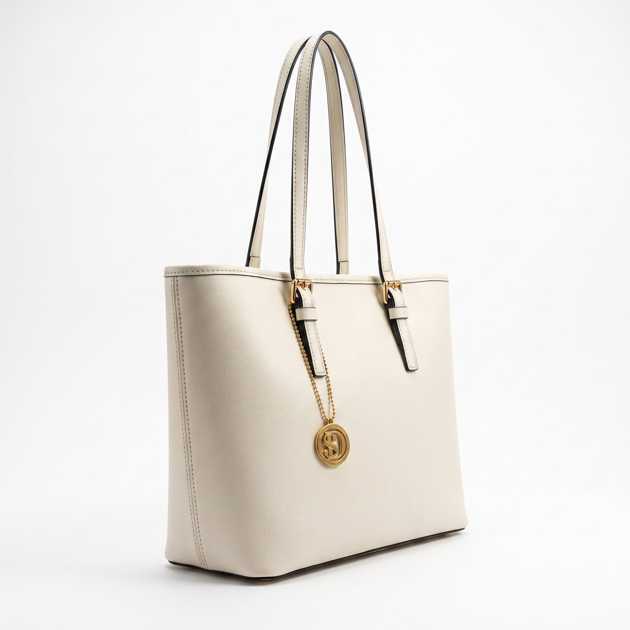 Чанта Serena Shopper от истинска кожа Saffiano с двойно вътрешно джобче – Stile Donna Bags
