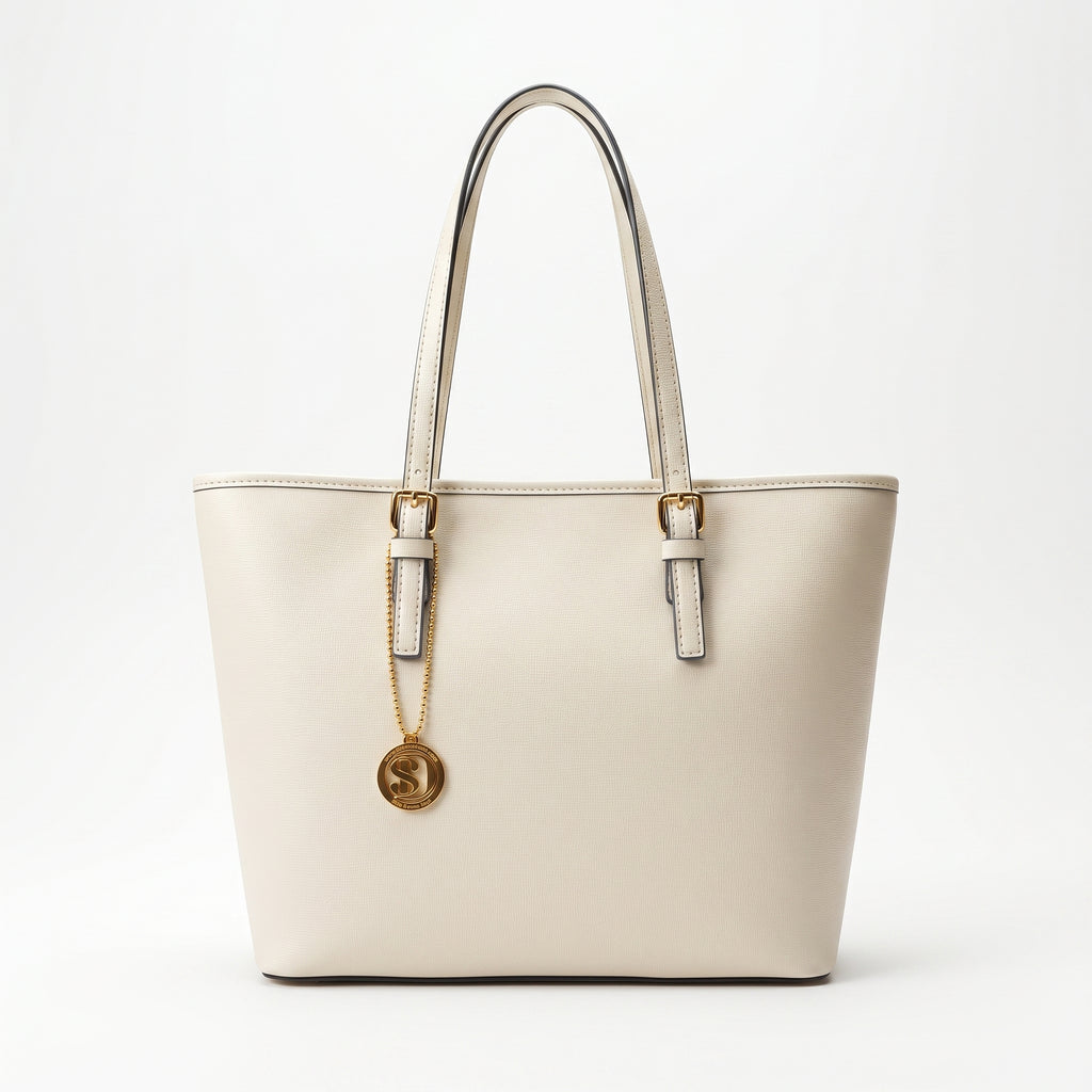 Чанта Serena Shopper от истинска кожа Saffiano с двойно вътрешно джобче – Stile Donna Bags