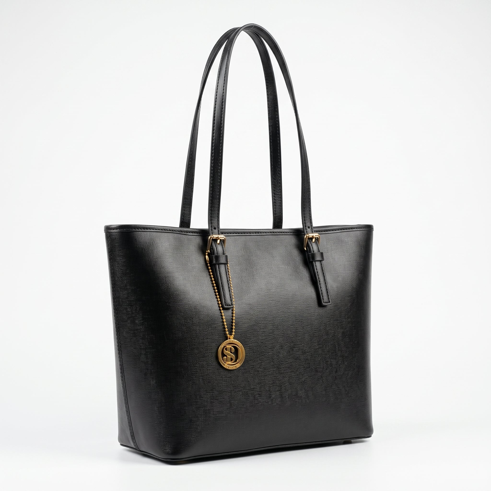 Чанта Serena Shopper от истинска кожа Saffiano с двойно вътрешно джобче – Stile Donna Bags