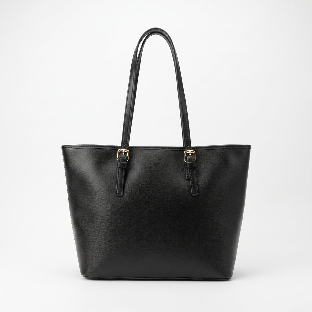 Чанта Serena Shopper от истинска кожа Saffiano с двойно вътрешно джобче – Stile Donna Bags