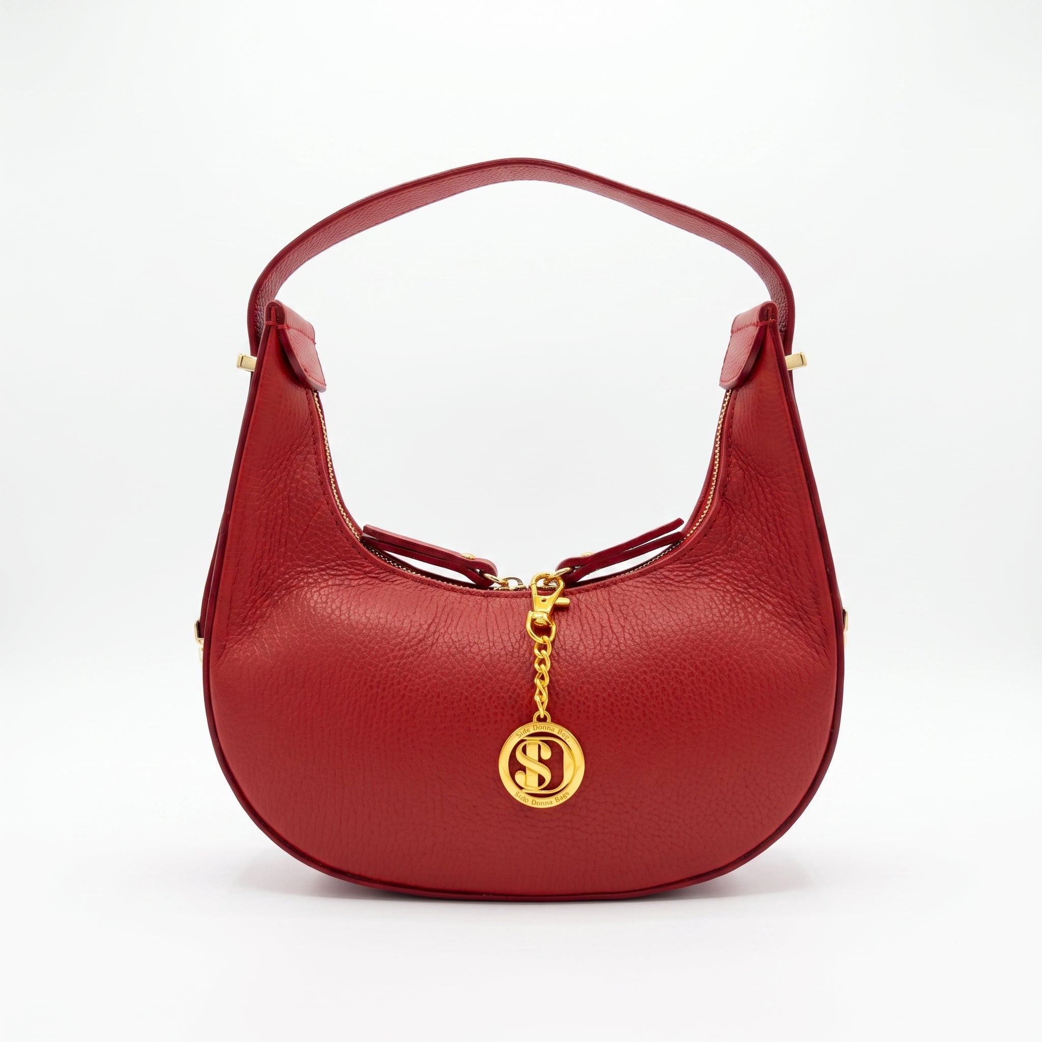 Elite Borsa Hobo aus echtem Leder, hergestellt in Italien