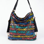 Borsa 2 in 1 Gianmarco Venturi – Hobo & Zaino Multicolor