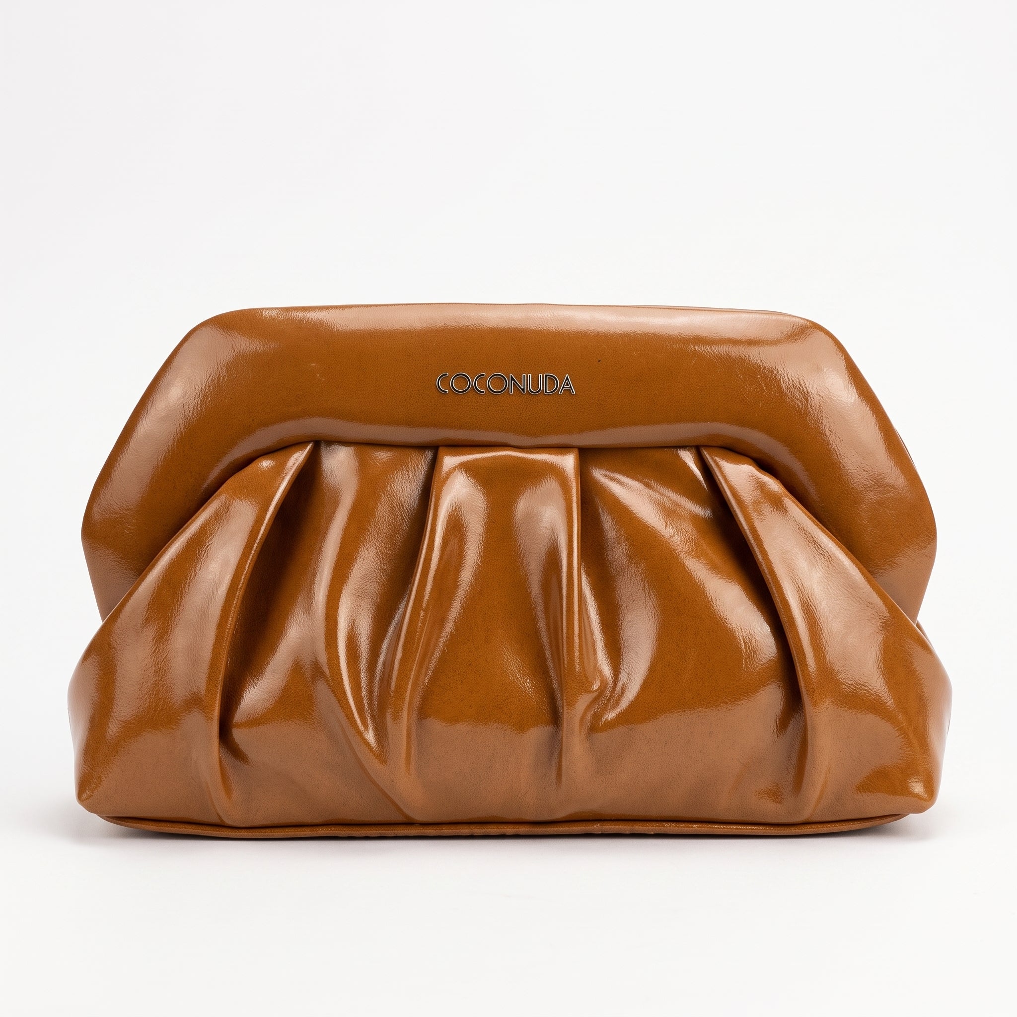 Coconuda Pochette Drappeggiata con Chiusura a Clip - Borse - Coconuda