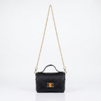 Amina Mini Borsa in Vera Pelle con Catena Dorata - Stile Donna Bags